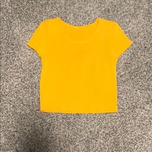 Yellow Crop Top